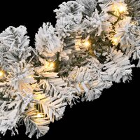 Kerstslinger met LED-lampjes groen 5 m PVC 6