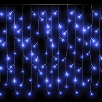 Lichtgordijn met 400 LED&amp;apos;s en 8 functies 10 m blauw 7