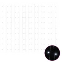 Lichtgordijn met 300 LED&amp;apos;s en 8 functies 3x3 m koudwit 2