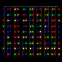 Lichtgordijn met 300 LED&amp;apos;s en 8 functies 3x3 m meerkleurig 7
