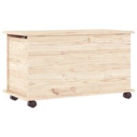 Opbergkist met wielen ALTA 73x39,5x43 cm massief grenenhout 4