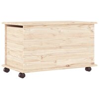 Opbergkist met wielen ALTA 73x39,5x43 cm massief grenenhout 7