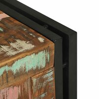 Opbergbox Bruin en zwart 40 x 40 x 40 cm Massief Acaciahout 8