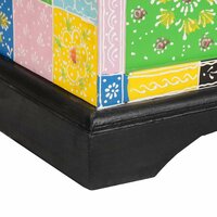 Opbergbox Multikleur 60 x 40 x 40 cm Massief mangohout 9