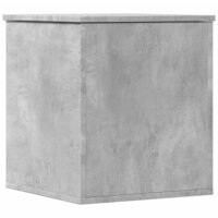 Opbergbox 40x42x46 cm bewerkt hout betongrijs 6