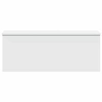 Opbergbox 90x35x35 cm bewerkt hout wit 4