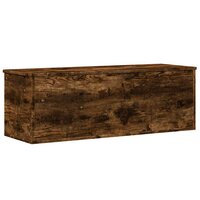 Opbergbox 102x35x35 cm bewerkt hout gerookt eikenkleurig 6