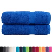 Handdoeken SOLUND 2 st 600 g/m&sup2; 50x100 cm blauw 2