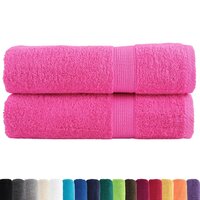 Handdoeken SOLUND 2 st 600 g/m&sup2; 50x100 cm roze 2