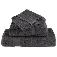 8-delige Handdoekenset SOLUND 600 g/m&sup2; antracietkleurig 4