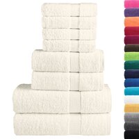 8-delige Handdoekenset SOLUND 600 g/m&sup2; cr&egrave;mekleurig 2