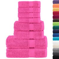 8-delige Handdoekenset SOLUND 600 g/m&sup2; roze 2