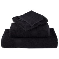 6-delige Handdoekenset SOLUND 600 g/m&sup2; zwart 4