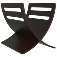 Tijdschriftenrek vloermodel hout bruin  2