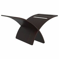 Tijdschriftenrek vloermodel hout bruin  7