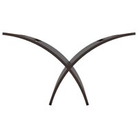 Tijdschriftenrek vloermodel hout bruin  8