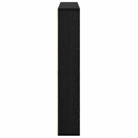 Tijdschriftenrek 2 pcs Zwart Eiken 60 x 12 x 70 cm Bewerkt hout 7