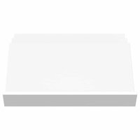 Tijdschriftenrek met plank Wit 65 x 53 x 28,5 cm Bewerkt hout 5