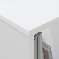 Tijdschriftenrek Wit 102 x 30 x 45 cm 5