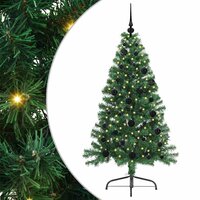 Kunstkerstboom met 150 LED Groen 150 cm PVC 2