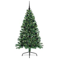 Kunstkerstboom met 150 LED Groen 150 cm PVC 3