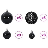 Kunstkerstboom met 150 LED Wit 120 cm PVC en Staal 8