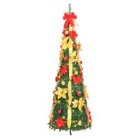 Kunstkerstboom pop-up 50 LED&amp;apos;s 120 cm groen 4