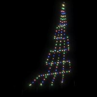 Kunstkerstboom met Grondspiesjes Multikleur 306 cm Metaal 6