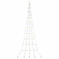 Kunstkerstboom met Grondspiesjes Multikleur 511 cm Metaal 2