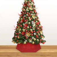 Kerstboomrok &Oslash;68x25 cm rood 3