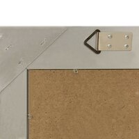 Wandspiegel barok stijl 50x50 cm zilverkleurig 5