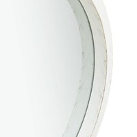 Wandspiegel met band 40 cm wit 3