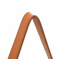 Wandspiegel met band 50 cm zilverkleurig 4