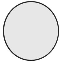 Wandspiegel rond &Oslash;40 cm zwart 3