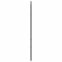 Wandspiegel 60x25 cm ovaal zwart 4