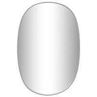 Wandspiegel 50x35 cm zilverkleurig 2