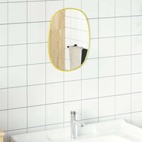 Wandspiegel 30x25 cm goudkleurig 3