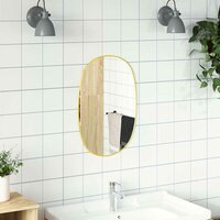 Wandspiegel 60x40 cm goudkleurig 3