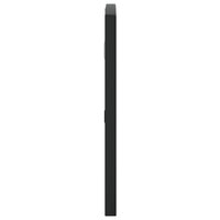 Wandspiegel boog 60x30 cm ijzer zwart 4