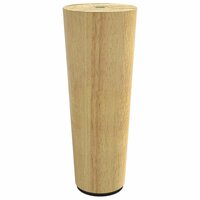 Meubelpoten 2 pcs Bruin &Oslash; 44 x 100 mm Massief Eucalyptus Hout 4