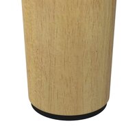 Meubelpoten 2 pcs Bruin &Oslash; 44 x 100 mm Massief Eucalyptus Hout 8