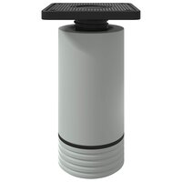 Meubelpoten Verstelbaar 2 pcs Wit 64 x 64 x 100 mm PP 4