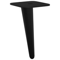 Staande Voeten 2 pcs Zwart 56 x 56 x 100 mm IJzer 6