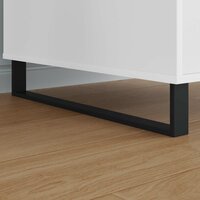 Meubelpoten 2 pcs Zwart 596 x 40,5 x 100 mm IJzer 3