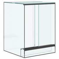 Terrarium met opslag Doorzichtig 30 x 30 x 40 cm Glas 2