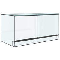 Terrarium met opslag Doorzichtig 80 x 40 x 40 cm Glas 2