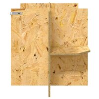 Terrariumbasis Bruin 100 x 50 x 50 cm OSB 6