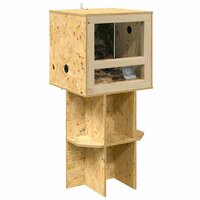 Terrariumbasis met plank Bruin 40 x 40 x 50 cm OSB 3