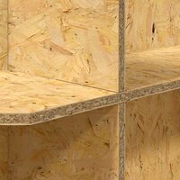 Terrariumbasis met plank Bruin 80 x 40 x 50 cm OSB 9