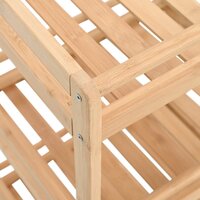 Keukentrolley met Wielen Naturel 46 x 38 x 76 cm Bamboe 6